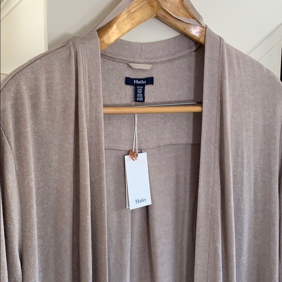 NWT Hatley transitional RACHEL cardigan NEUTRAL US L - Picture 4 of 10